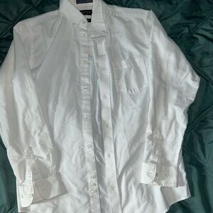 Nautica White Button Down Shirt wear w suit and tie or casual